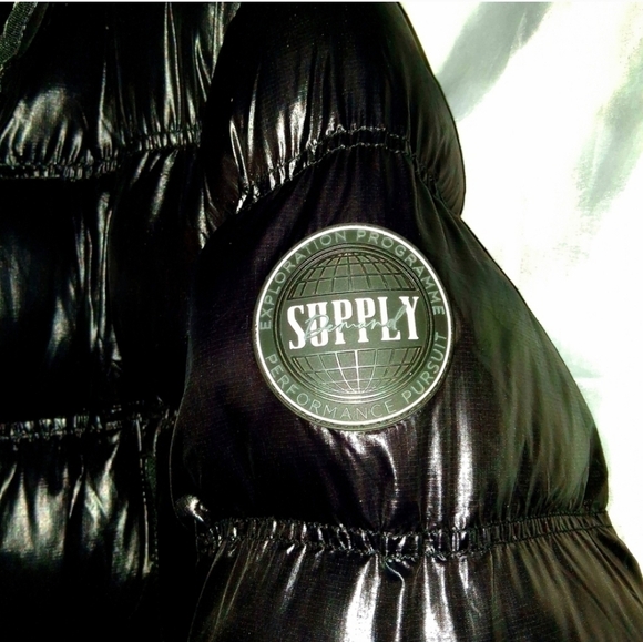 Rare Supply & Demand Goose Down Puffer Coat Similar To Moncler Quality And Style - Picture 7 of 10
